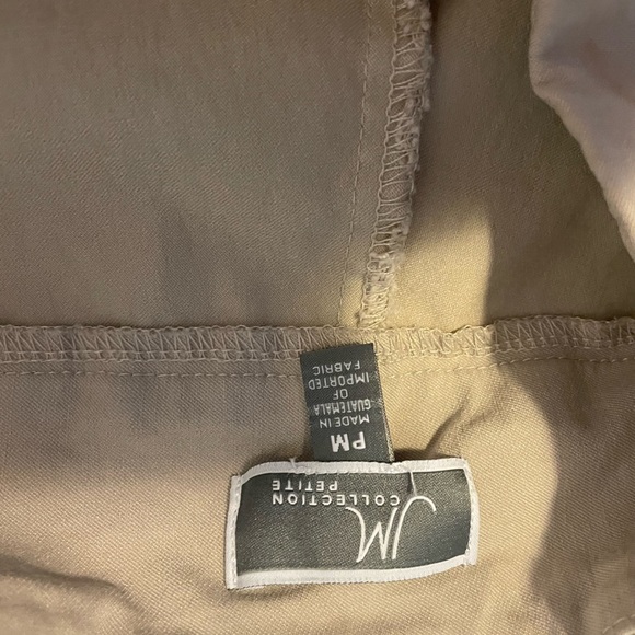 JM collection Petite size M khaki pants, woman work Pants . Dinner pants for her - Picture 11 of 16